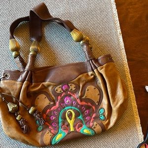 G Series by Cole Haan 90’s leather hobo